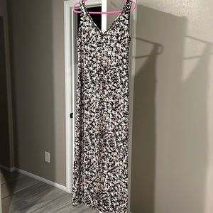 White House Black Market floral hi-low dress